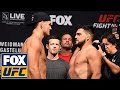 Chris Weidman vs. Kelvin Gastelum | Weigh-In | UFC Fight Night