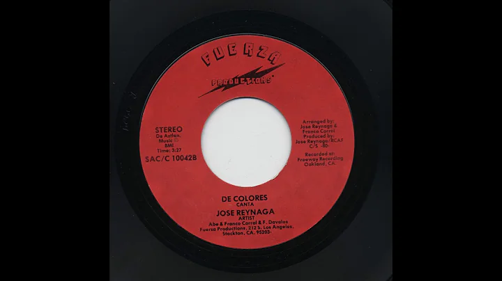 Jos Reynaga - De Colores - Fuerza Productions 1004...