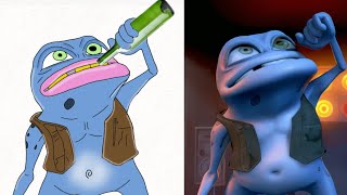 Crazy Frog  - Safety dance Funny Song Drawing Video Meme | Funny Drawing Video meme|