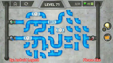 Pipeline Level 71 All 3 stars By Pixign, Android Solution