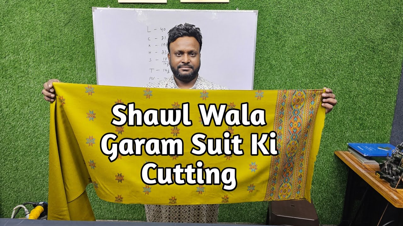 Shawl Wala Garam Suit Ki Cutting Karne Ka Tarika