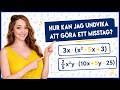 Multiplicera ett monom med ett polynom