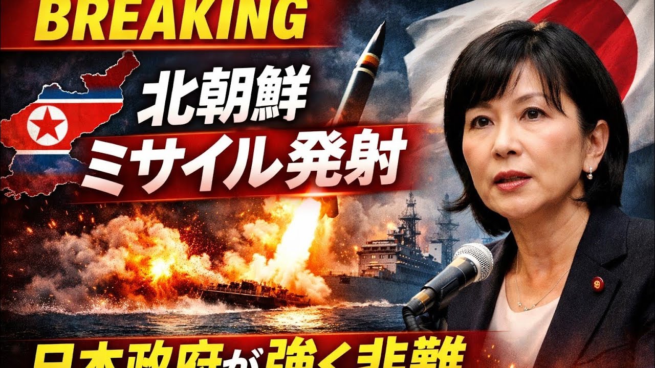 🎇🔥BREAKING: 北朝鮮 Ballistic Missile Launch Toward Sea of Japan — Japan Govt Responds with 強い抗議🔥
