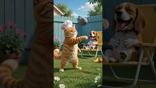 Never Interrupt a Cat's Workout! 😾🍌🪨 #funnycatsvideos #funnycats