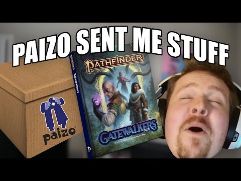 I Got Free Stuff From Paizo And Talked About It On Stream