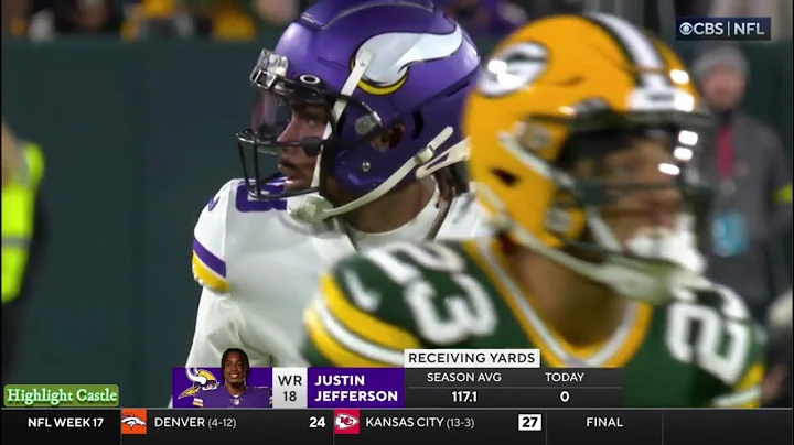Justin Jefferson vs Jaire Alexander (2022 wk 17) |...