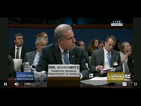 6-19-18 Greg Gianforte (R-MT) Questions DOJ IG a Hillary Clinton Email Investigation