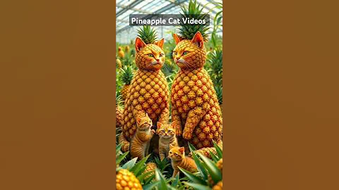 Watch the video about Pineapple Cat Videos for Cats to watch 144 #catvideos #catlover #cat #pineapple #shorts