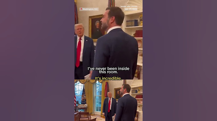 JD Vance's first time in the Oval Office