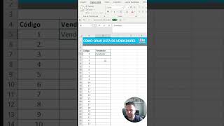 Como criar lista de vendedores - CONCATENAR | Dicas de Excel #shorts  #excel #dicasdeexcel