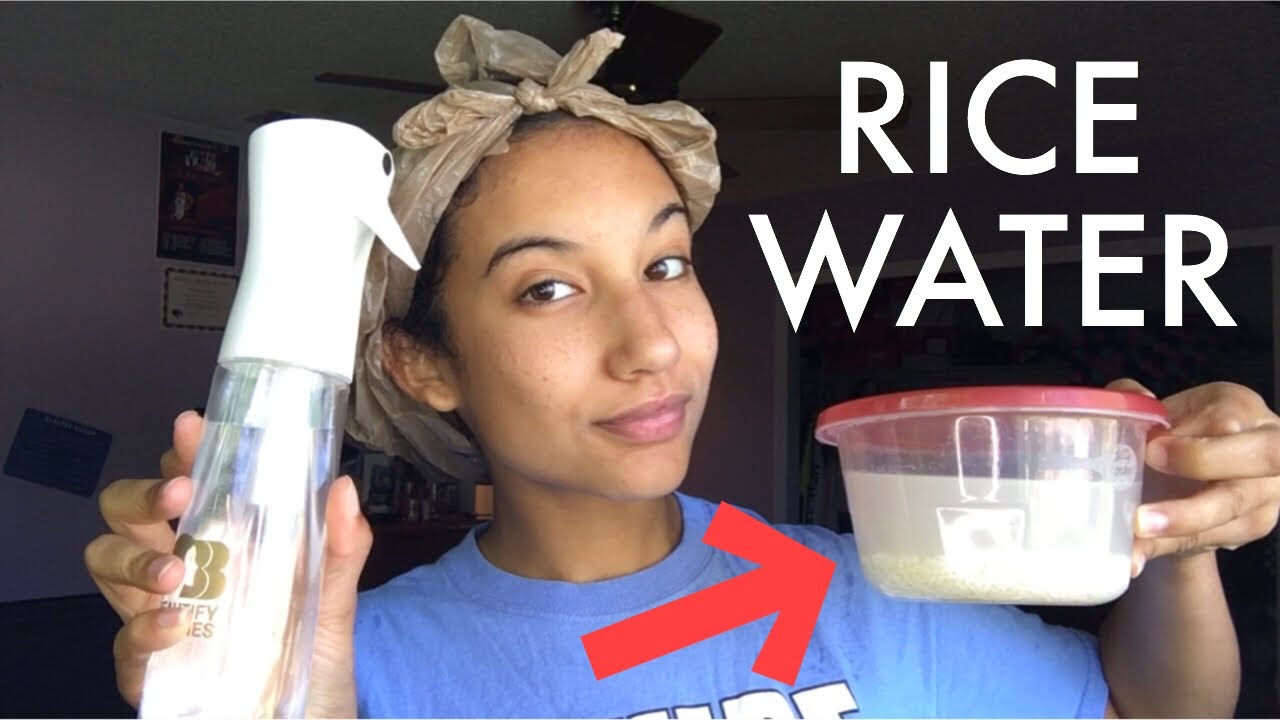 DOING THE RICE WATER CHALLENGE ON MY PROTEIN SENSITIVE HAIR YouTube