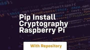 pip install cryptography raspberry pi