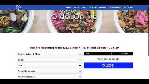 Re-Ordering Modifier Groups and Modifiers - Smart Online Order