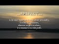Respect is important element motivation respect lifequotes