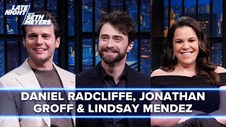Daniel Radcliffe, Jonathan Groff & Lindsay Mendez Talk Onstage Mishaps During Merrily We Roll Along