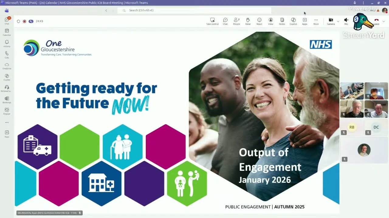 NHS Gloucestershire ICB Board Meeting | Wednesday January 28 | 2026