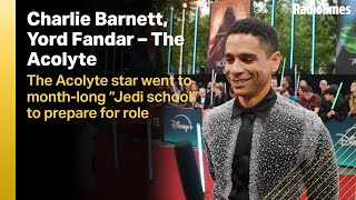 The Acolyte cast went to “Jedi school” – Charlie Barnett breaks down lessons