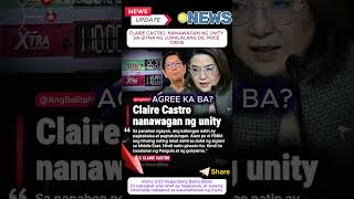 CLAIRE CASTRO, NANAWAGAN NG UNITY SA GITNA NG LUMALALANG OIL PRICE CRISIS #viralvideo #memes