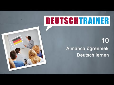 Yeni başlayanlar için Almanca (A1/A2) | Deutschtrainer: Almanca öğrenmek