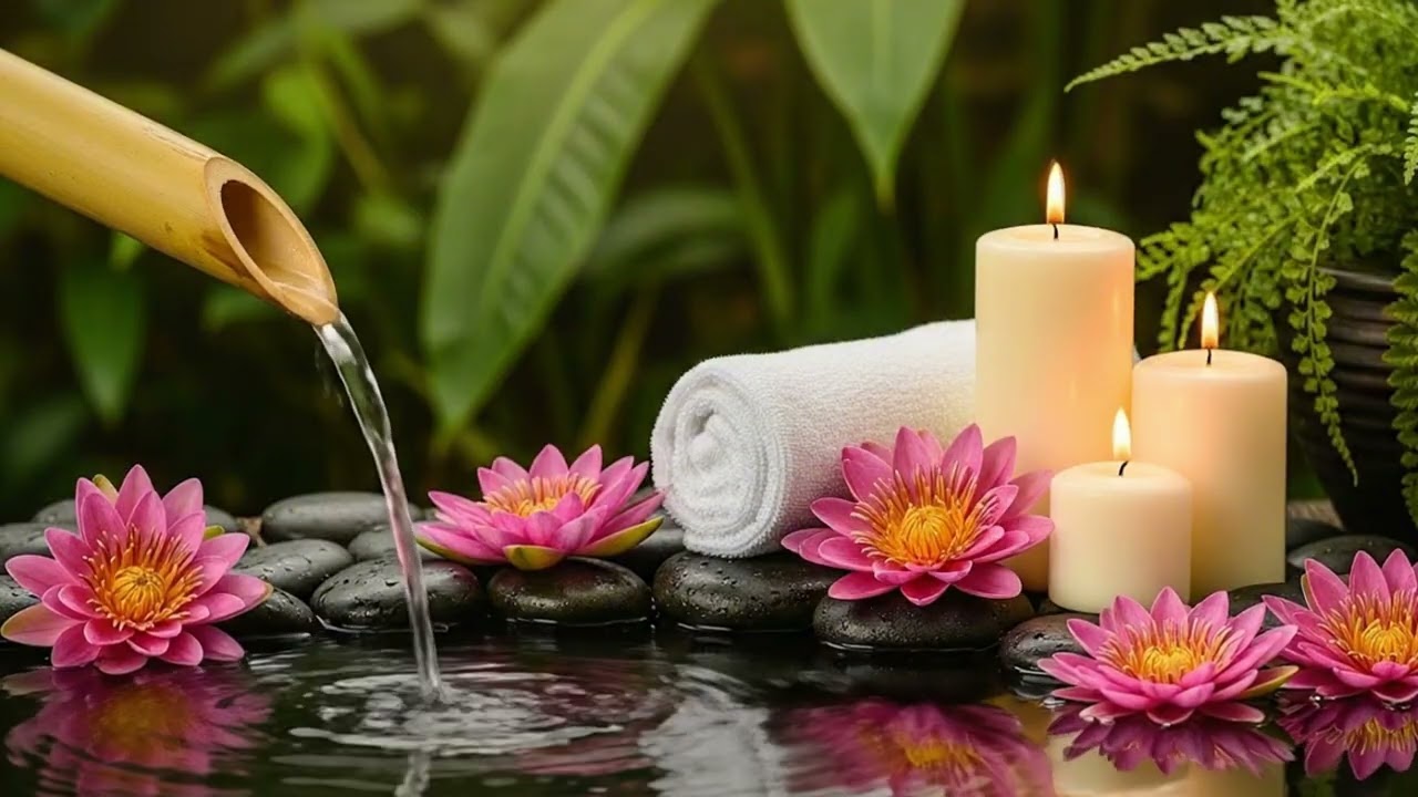 Relaxing Water Therapy & Soft Instrumental Music for Mind Healing