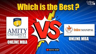 Amity University Online MBA v/s Manipal Online MBA| Which is the Best? ?