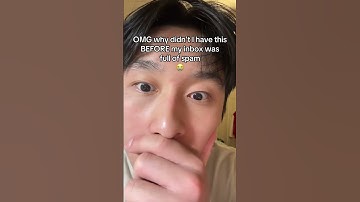 I wish I discovered this tool a while ago 😭 #email #emailmanagement #emails #inbox #spam #spaminbox