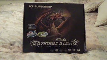 ECS A780GM-A Ultra AM2+ Motherboard Unboxing and Overview