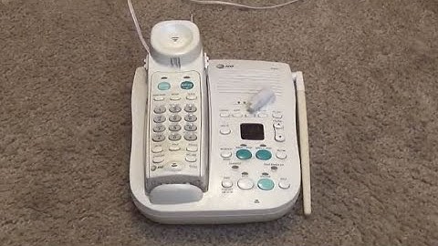 AT&T 9350 900 MHz Cordless Phone with Digital Answering System | Initial Checkout