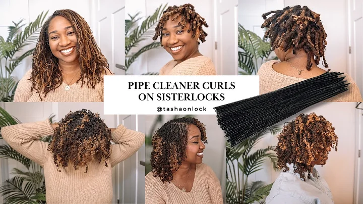 Pipe Cleaner Curls on Sisterlocks - Tutorial