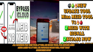 ✅💣NEW Mina iCloud Bypass MEID With Network/SIM |Meid iCloud Bypass with signal/Calls fix✅💣