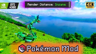 Pokémon Mod with Insane render distance | Exploring with Distant Horizons + ReTerraForged