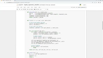 Logistic Regression Classifier from Scratch