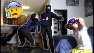 HOME INVASION PRANK ON MY BROTHER MCQUEEN!! **GONE TOO FAR**