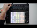 Dark live performance with the ableton push 3 standalone