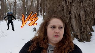 Black Manta Cosplayer vs. Hannah