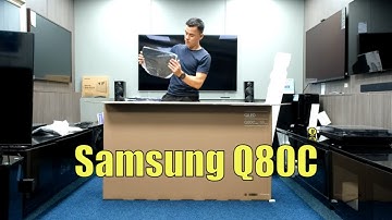 Samsung Q80C QLED 2023 Unboxing, Setup, Test and Review with 4K HDR Demo Videos