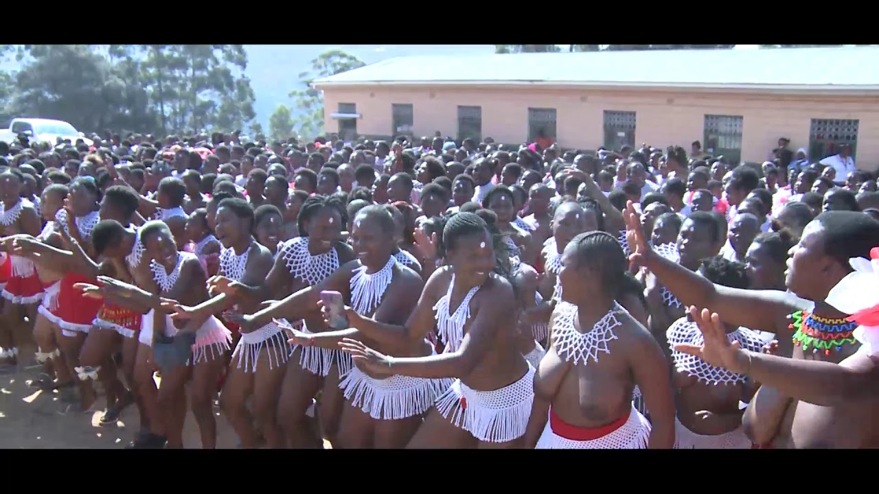 Zulu maidens are celebrating their virginity though music and dance.showing...