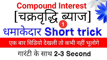 Railway online Math इससे जरूर देखलेना //how to calculate compound interest trick [Hindi]