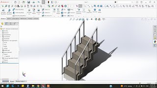 How to design staircase in solidworks | Doovi