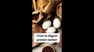 Trick to digest protein better shorts protein bloated heavy