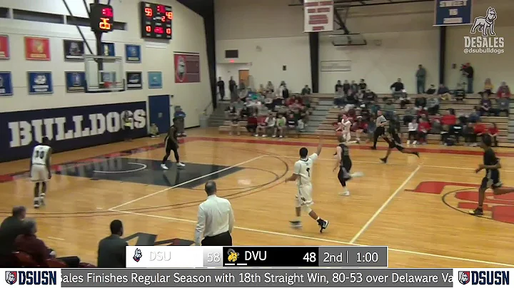 DeSales University Men's Basketball Alley-oop in M...