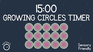 Growing Circles! Simple 15-Minute Sensory Timer for Kids