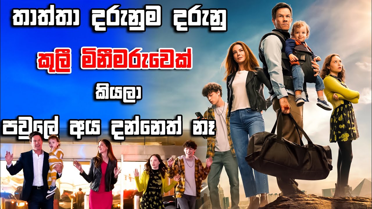 රහස් ජීවිතයක් ගෙවන තාත්ත   | The Family Plan I | Movie Review Sinhala