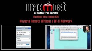 Keynote Remote Without a Wi-Fi Network (MacMost Now 626) screenshot 5