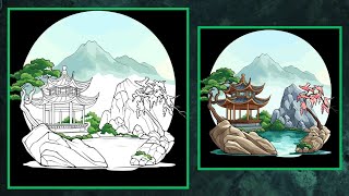 Transforming A Simple Sketch Into A Stunning Japanese Garden Masterpiece