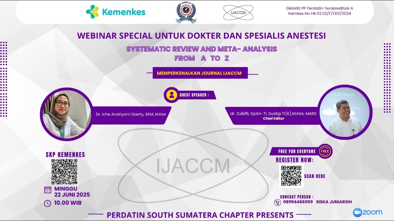 Webinar "Systematic Review and Meta Analysis from A to Z" - YouTube