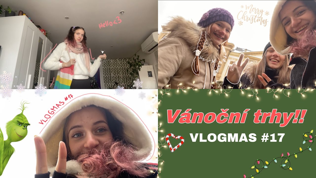Vánoční trhy | VLOGMAS #17 | Leňuš