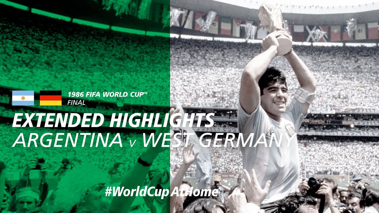 Argentina 3-2 West Germany Extended Highlights 1986 FIFA World Cup Final 