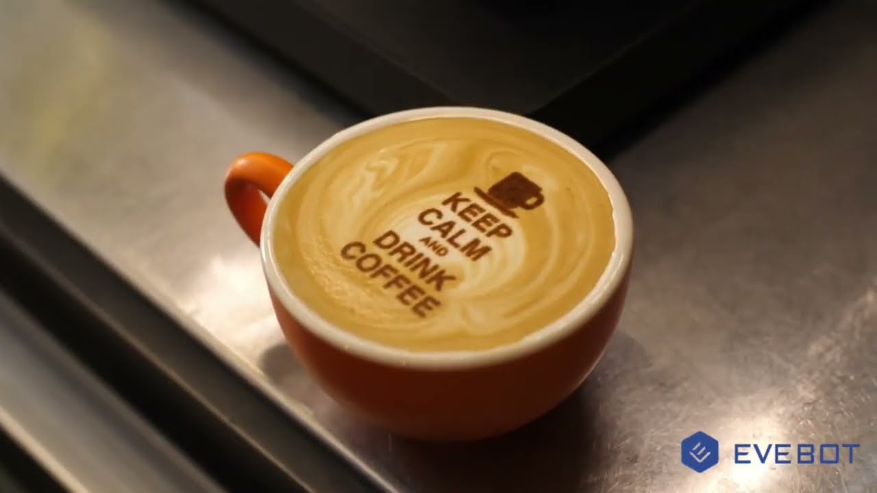 EVEBOT Coffee Printer Machine Digital Wifi Edible Ink 3D