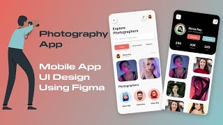 photographer App - Mobile App UI Design Using Figma screenshot 4